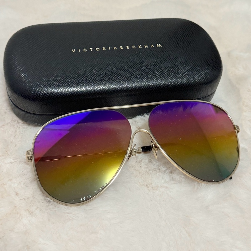Victoria Beckham Victoria Beckham Rainbow Aviator sunglasses